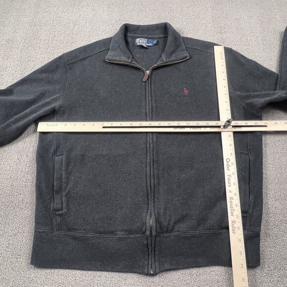 Ralph Lauren Jacket Adult Extra Large Gray Long Sleeve Full Zip Casual Men's - Picture 11 of 15